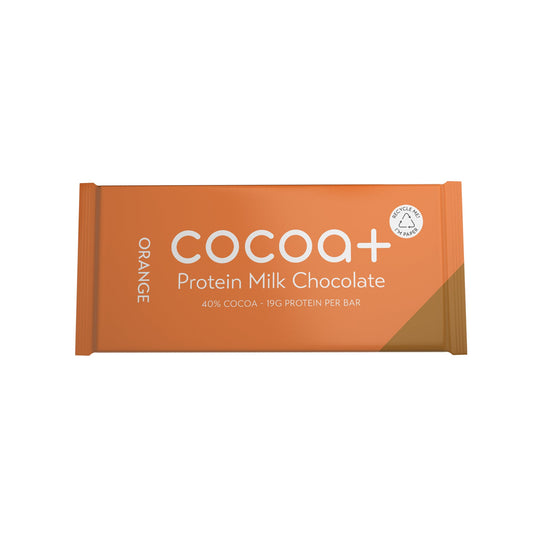 40% Orange Milk Protein Chocolate Slab (70g)