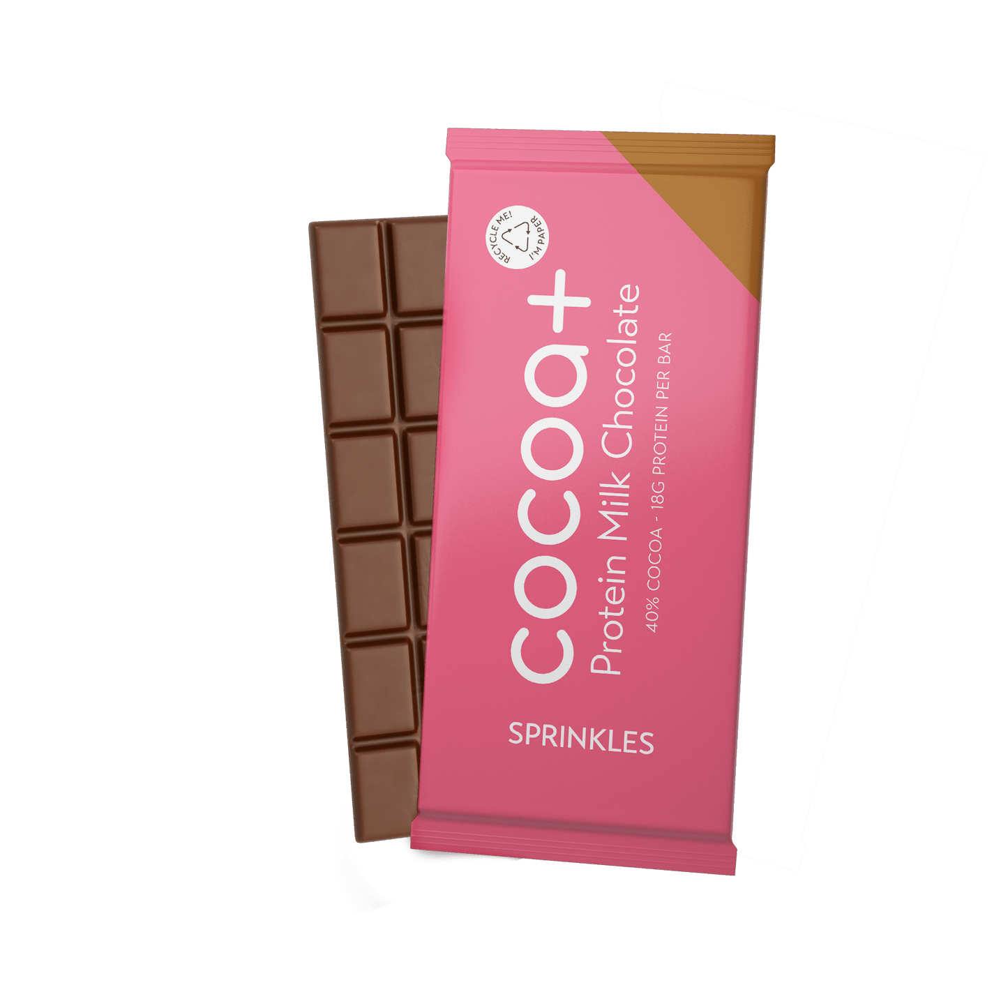 40% Sprinkles Milk Protein Chocolate Slab (70g)