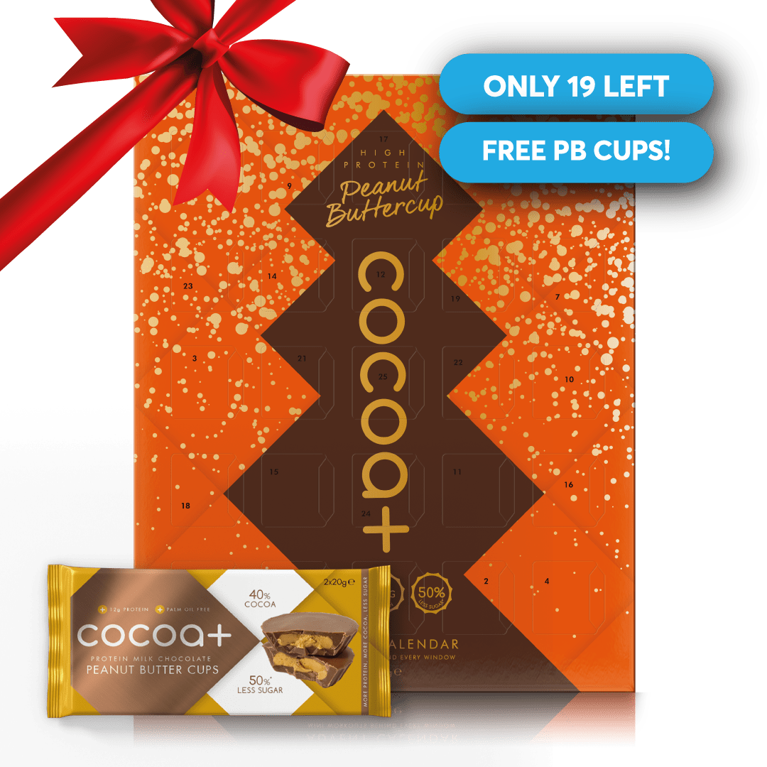 THE FIRST High Protein Milk Chocolate Peanut Butter Cup Advent Calendar!