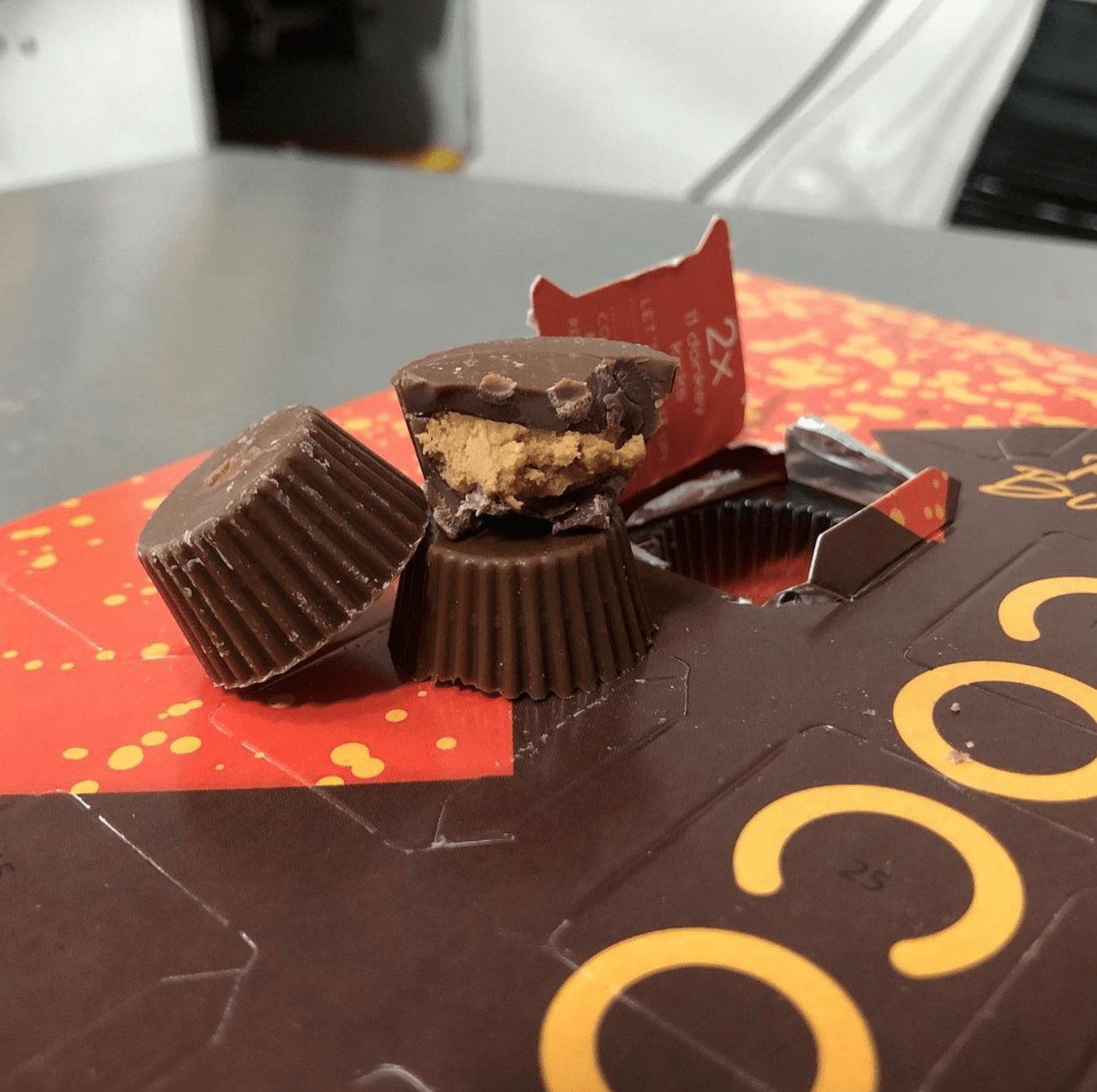 THE FIRST High Protein Milk Chocolate Peanut Butter Cup Advent Calendar!