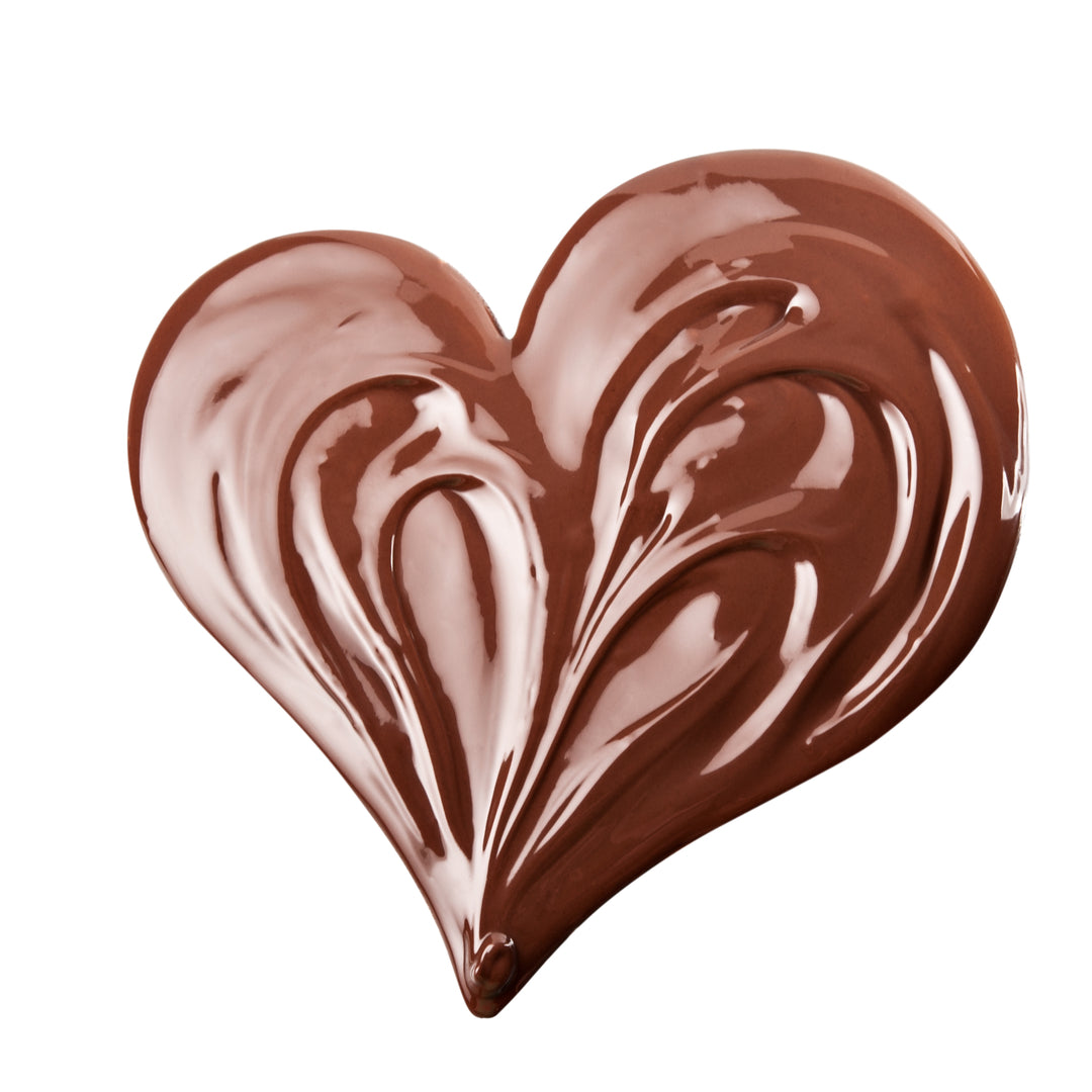 protein chocolate heart